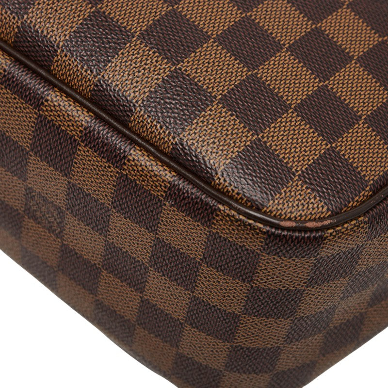 ルイ ヴィトン ダミエ パリオリPM ハンドバッグ トートバッグ N51123 ブラウン PVC レザー レディース LOUIS VUITTON 【中古】