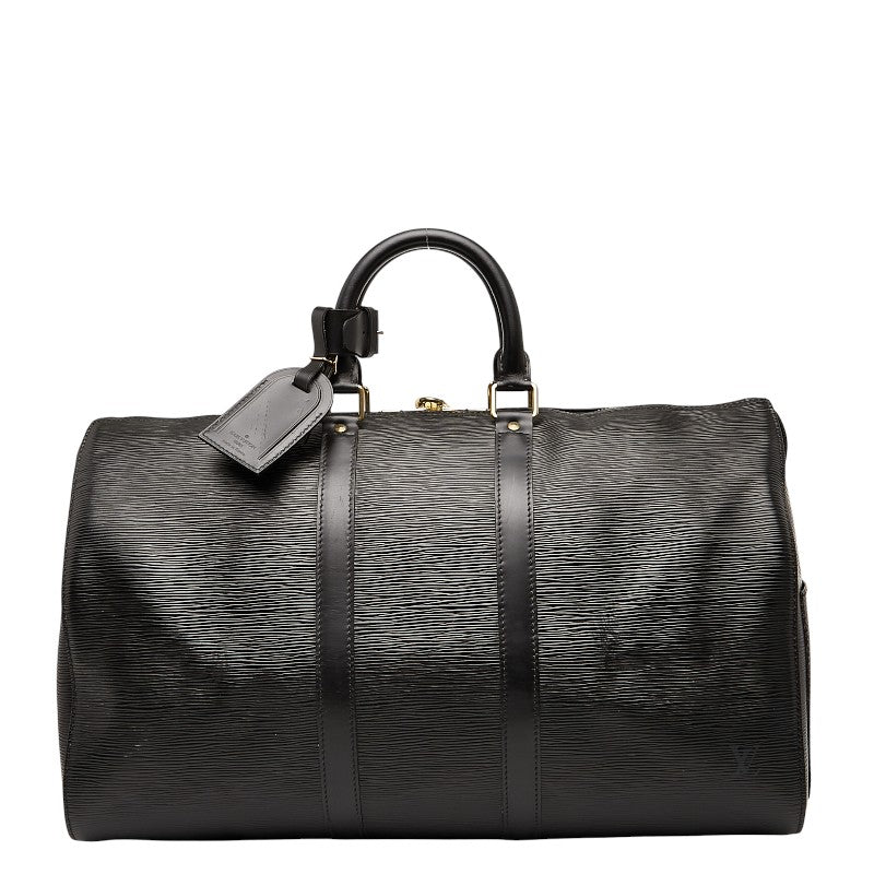 ルイ ヴィトン エピ キーポル50 ボストンバッグ トラベルバッグ 旅行用バッグ M42962 ノワール ブラック レザー レディース LOUIS VUITTON 【中古】