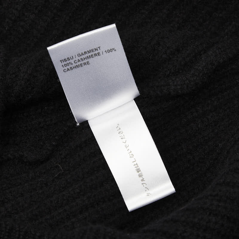 クロエ 14AW オーバーサイズVネックニット サイズ:XS ブラック カシミヤ レディース Chloe 【中古】
