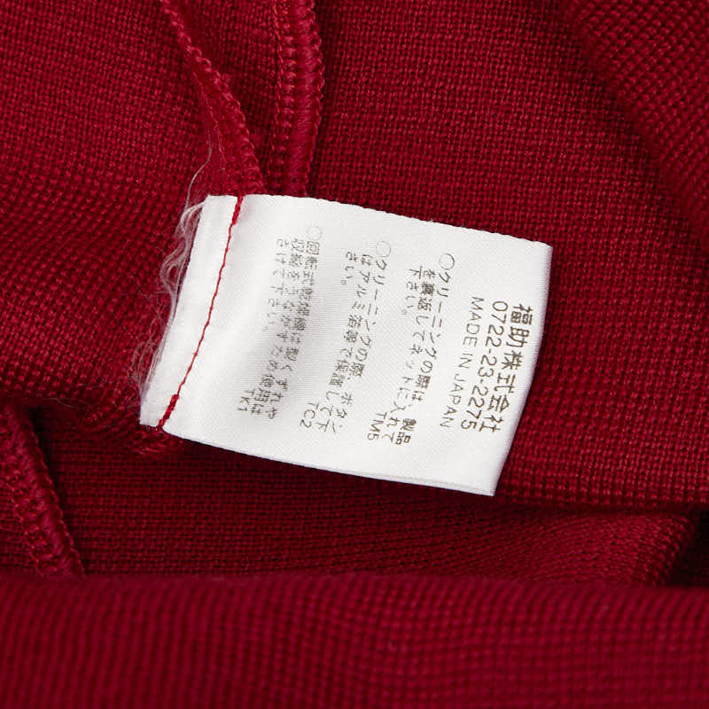 サンローラン ニットワンピース サイズ:L レッド ウール レディース SAINT LAURENT 【中古】
