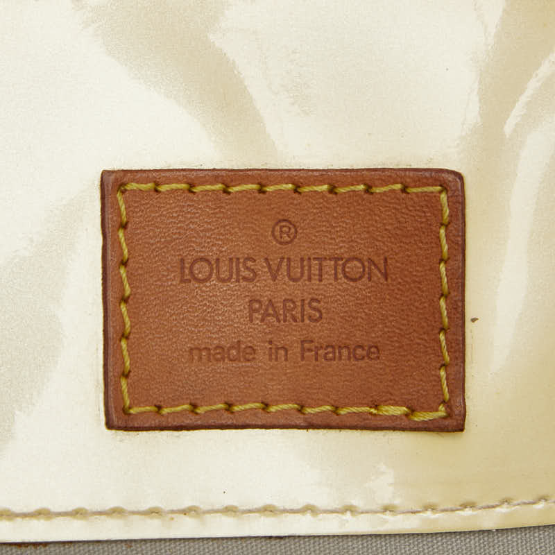 ルイ ヴィトン モノグラム ヴェルニ リードPM ハンドバッグ M91144 ベージュ パテントレザー レディース LOUIS VUITTON 【中古】