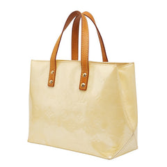 ルイ ヴィトン モノグラム ヴェルニ リードPM ハンドバッグ M91144 ベージュ パテントレザー レディース LOUIS VUITTON 【中古】