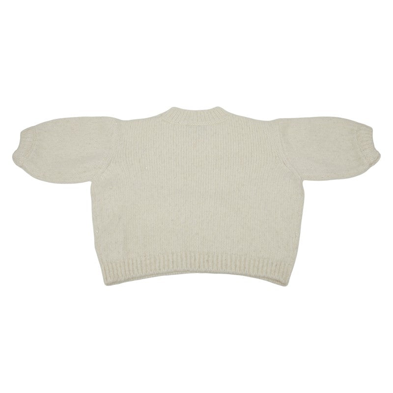 ディオール ニット サイズ:8 ホワイト アルパカ スパンコール キッズ Dior 【中古】