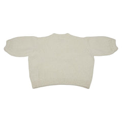 ディオール ニット サイズ:8 ホワイト アルパカ スパンコール キッズ Dior 【中古】