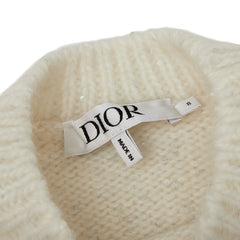 ディオール ニット サイズ:8 ホワイト アルパカ スパンコール キッズ Dior 【中古】