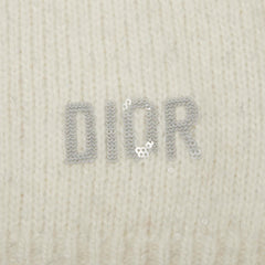 ディオール ニット サイズ:8 ホワイト アルパカ スパンコール キッズ Dior 【中古】