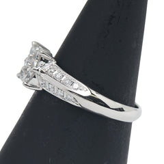 Pt900 プラチナ ダイヤ0.76ct リング 指輪 レディース 13号 【中古】