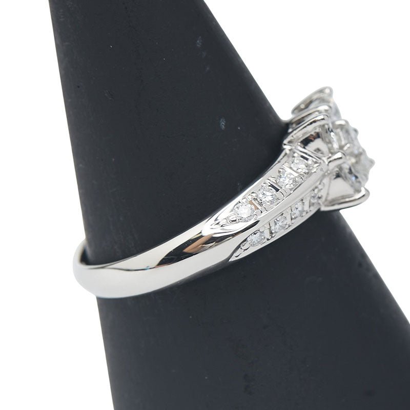 Pt900 プラチナ ダイヤ0.76ct リング 指輪 レディース 13号 【中古】