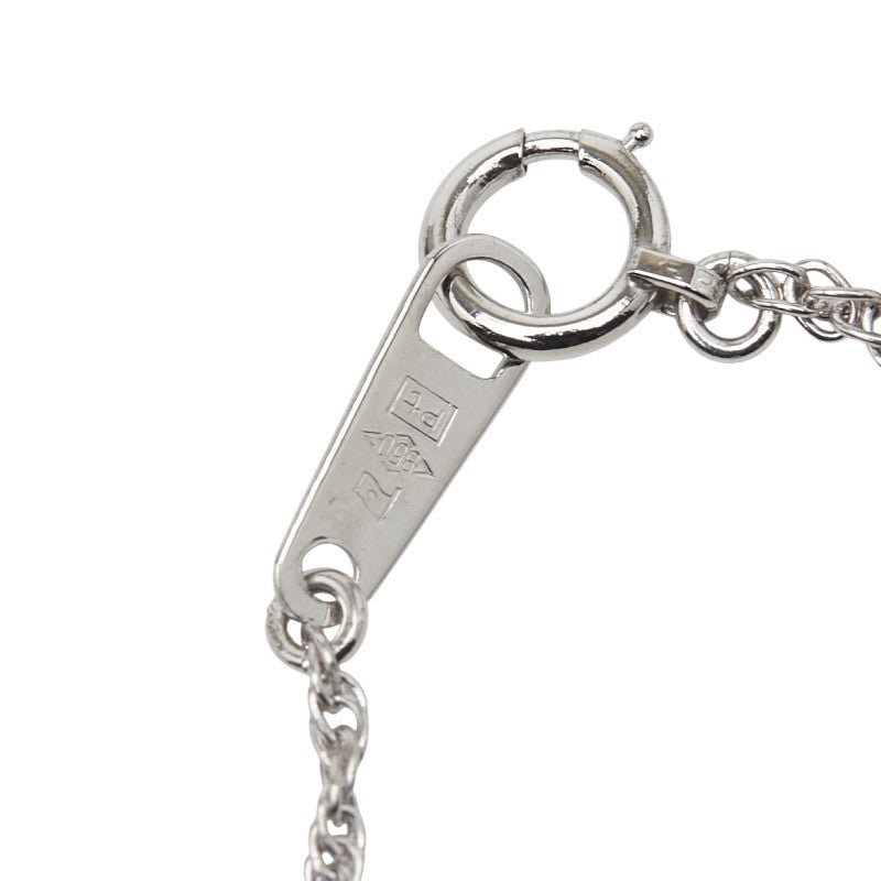 Pt900 プラチナ Pt850 プラチナ エメラルド2.22ct ダイヤ0.88ct ペンダントネックレス レディース 【中古】