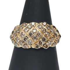 K18YG イエローゴールド ダイヤ2.0ct リング 指輪 レディース 19.5号 【中古】
