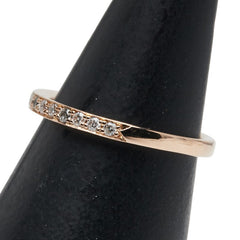 ヨンドシー K18PG ピンクゴールド ダイヤ リング 指輪 レディース 4℃ 6号 【中古】