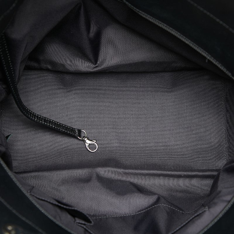 シャネル パリビアリッツ トートMM トートバッグ A34209 ブラック ラムスキン レディース CHANEL 【中古】
