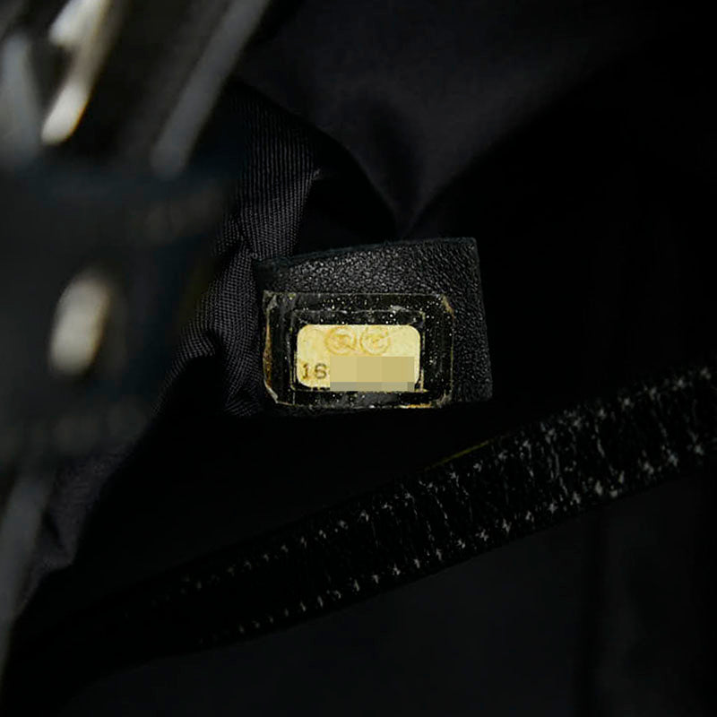 シャネル パリビアリッツ トートMM トートバッグ A34209 ブラック ラムスキン レディース CHANEL 【中古】