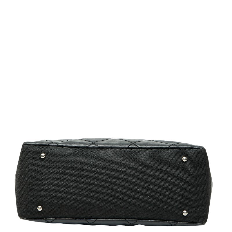 シャネル パリビアリッツ トートMM トートバッグ A34209 ブラック ラムスキン レディース CHANEL 【中古】