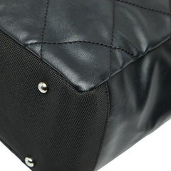 シャネル パリビアリッツ トートMM トートバッグ A34209 ブラック ラムスキン レディース CHANEL 【中古】