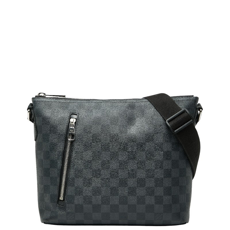 ルイ ヴィトン ダミエ グラフィット ミックPM ショルダーバッグ N41211 ブラック PVC レザー メンズ LOUIS VUITTON 【中古】