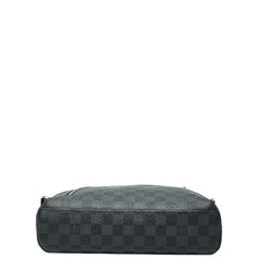 ルイ ヴィトン ダミエ グラフィット ミックPM ショルダーバッグ N41211 ブラック PVC レザー メンズ LOUIS VUITTON 【中古】