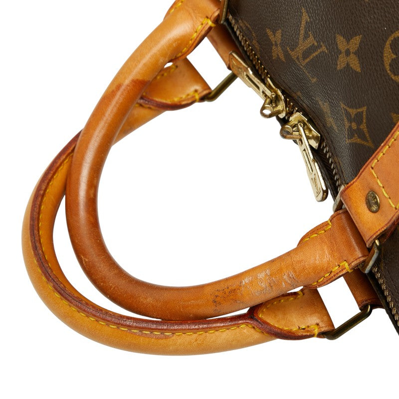ルイ ヴィトン モノグラム キーポル55 ボストンバッグ トラベルバッグ M41424 ブラウン PVC レザー レディース LOUIS VUITTON 【中古】