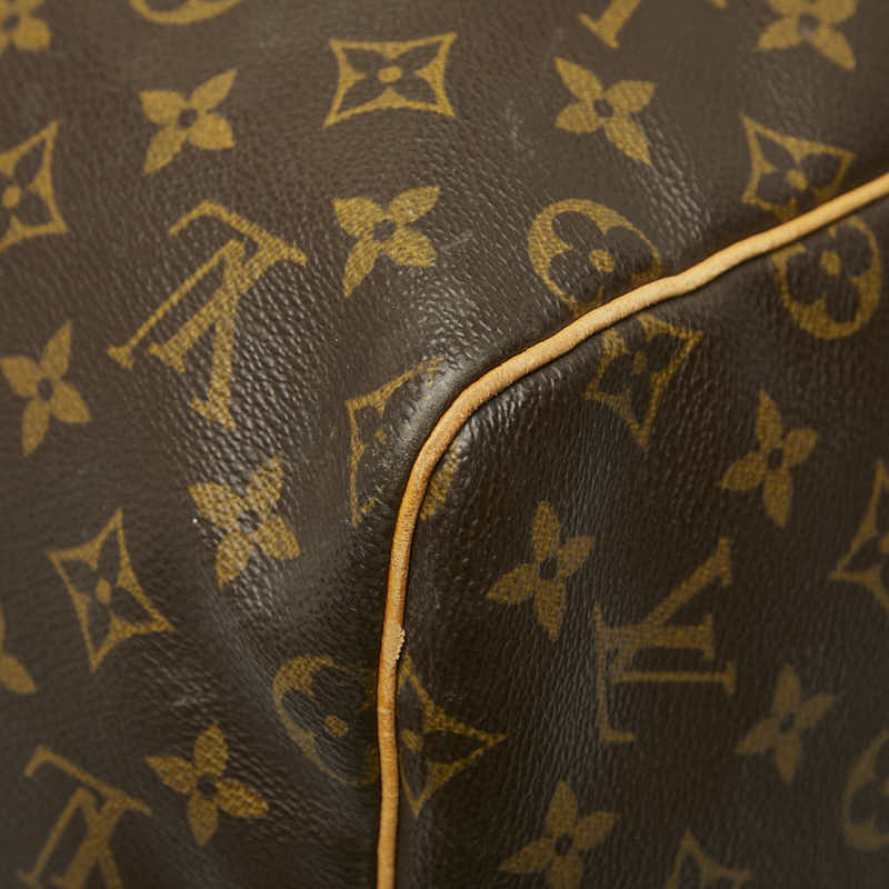 ルイ ヴィトン モノグラム キーポル55 ボストンバッグ トラベルバッグ M41424 ブラウン PVC レザー レディース LOUIS VUITTON 【中古】