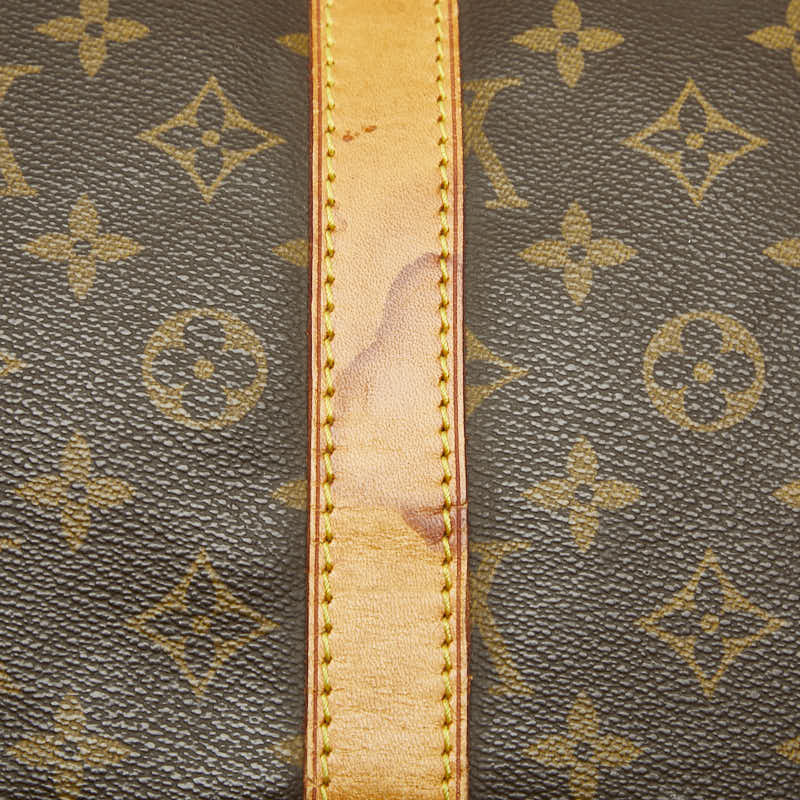 ルイ ヴィトン モノグラム キーポル55 ボストンバッグ トラベルバッグ M41424 ブラウン PVC レザー レディース LOUIS VUITTON 【中古】