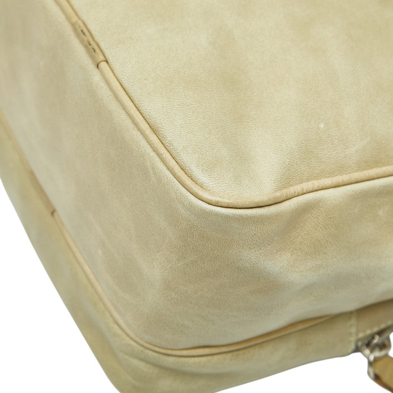 バリー トレインスポッティング ショルダーバッグ カーキ レッド レザー メンズ BALLY 【中古】