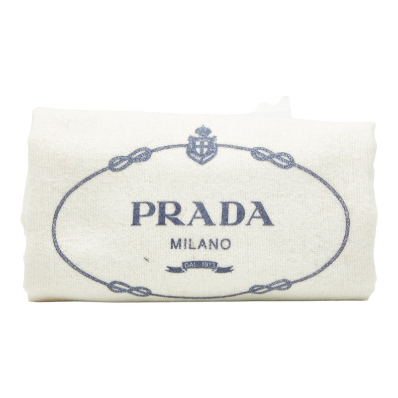 プラダ 三角ロゴプレート トートバッグ グリーン ナイロン レディース PRADA 【中古】