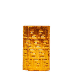 フェンディ ズッキーノ キーケース 6連 8AP002 オレンジ レザー レディース FENDI 【中古】