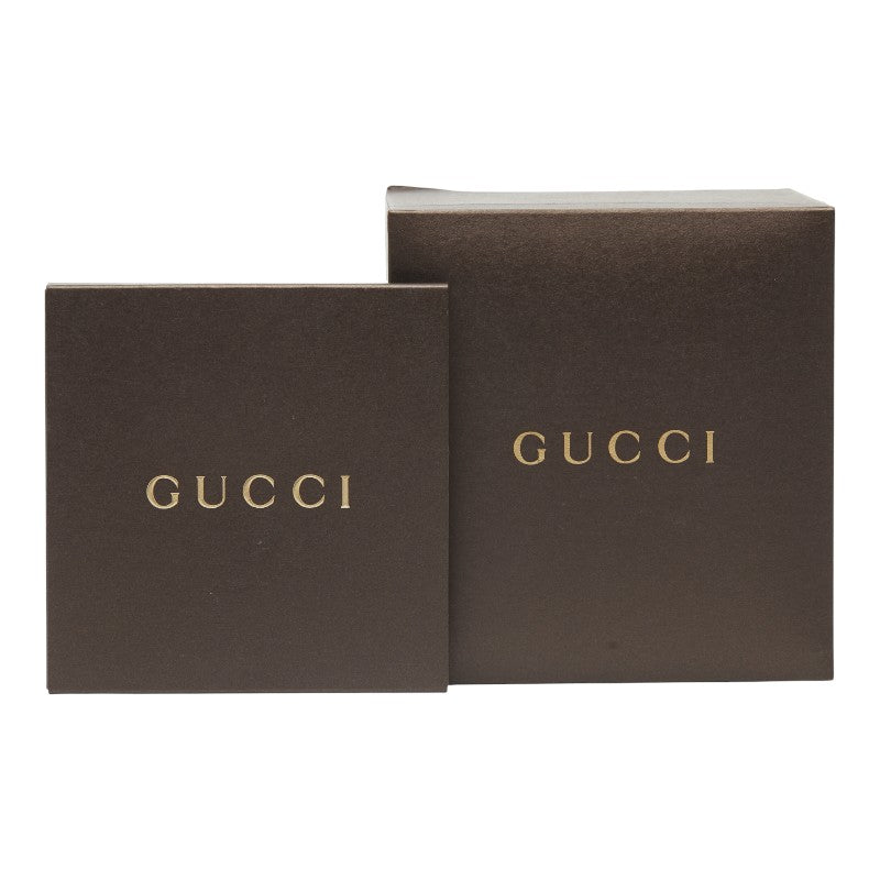グッチ 腕時計 5500XL クオーツ ホワイト文字盤 ステンレススチール メッキ メンズ GUCCI 【中古】