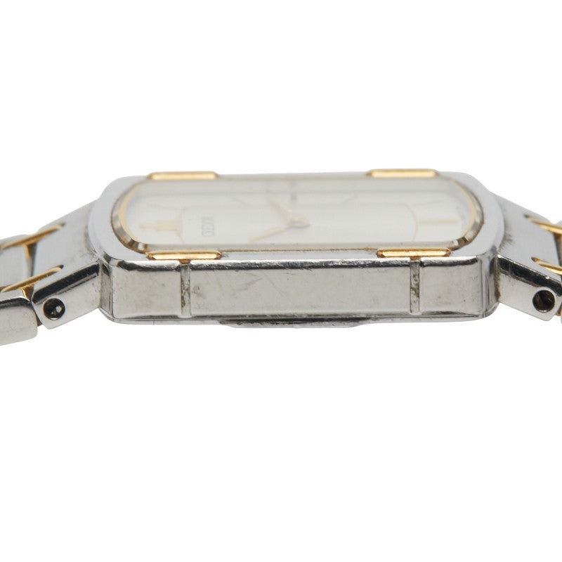 セイコー クレドール 腕時計 2F70-5600 クオーツ シルバー文字盤 ステンレススチール メッキ レディース SEIKO 【中古】