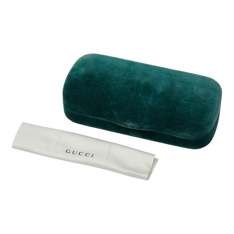 グッチ アジアンフィット サングラス GG0395SK-001 ゴールド ブラック プラスチック メッキ レディース GUCCI 【中古】