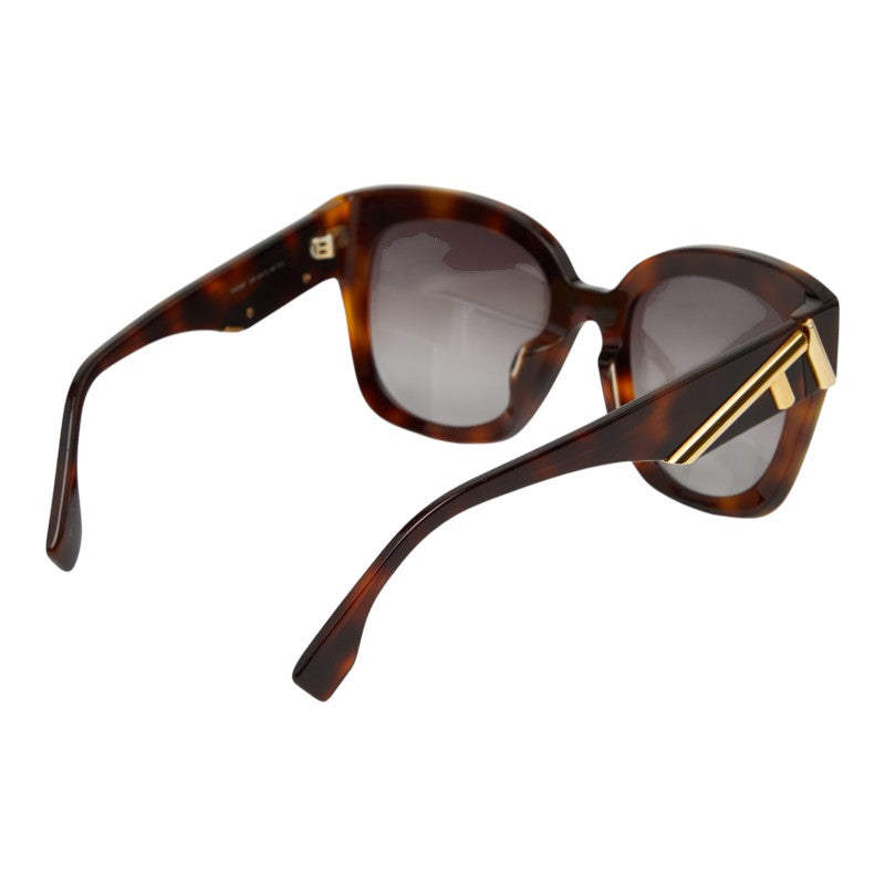 フェンディ ファースト ハバナアセテート サングラス FE40098F ブラウン プラスチック レディース FENDI 【中古】