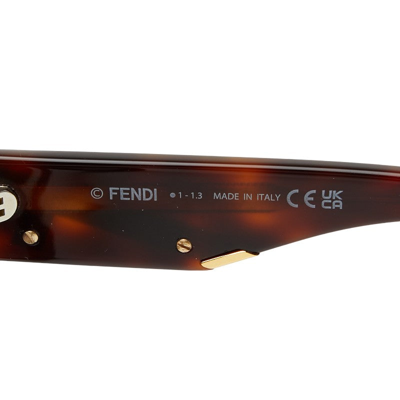 フェンディ ファースト ハバナアセテート サングラス FE40098F ブラウン プラスチック レディース FENDI 【中古】