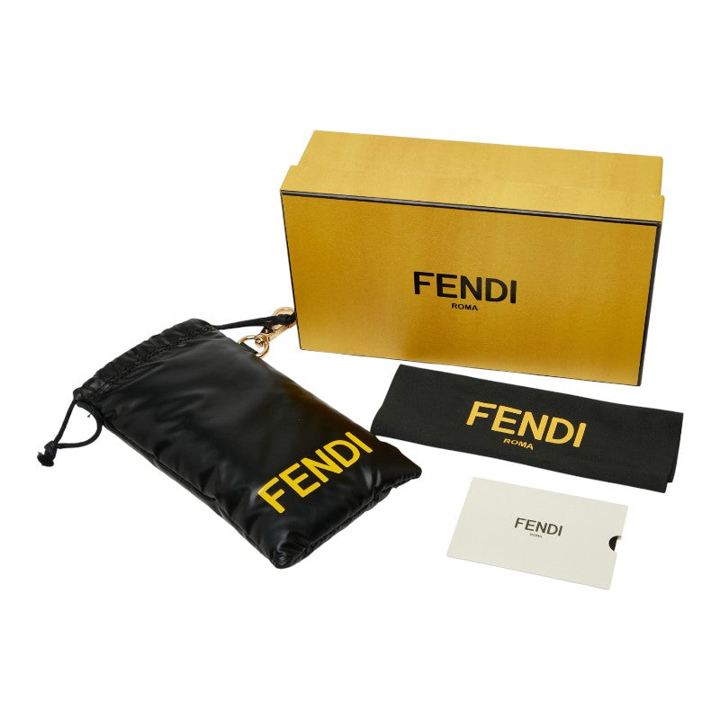 フェンディ ファースト ハバナアセテート サングラス FE40098F ブラウン プラスチック レディース FENDI 【中古】