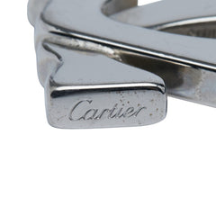 カルティエ 2C ロゴ モチーフ キーホルダー チャーム シルバー 金属素材 レディース CARTIER 【中古】