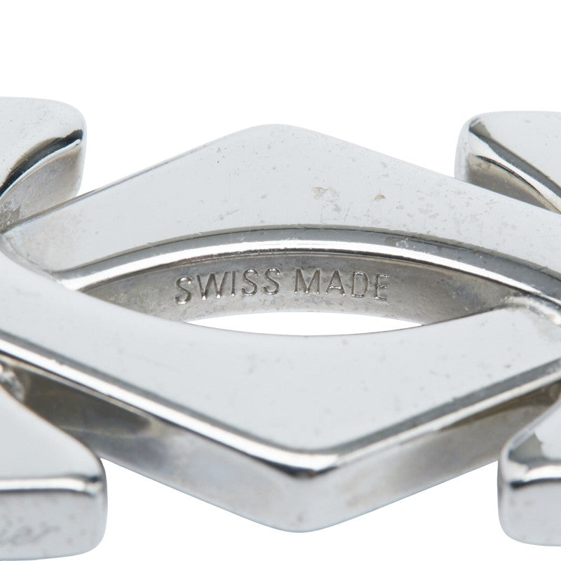 カルティエ 2C ロゴ モチーフ キーホルダー チャーム シルバー 金属素材 レディース CARTIER 【中古】