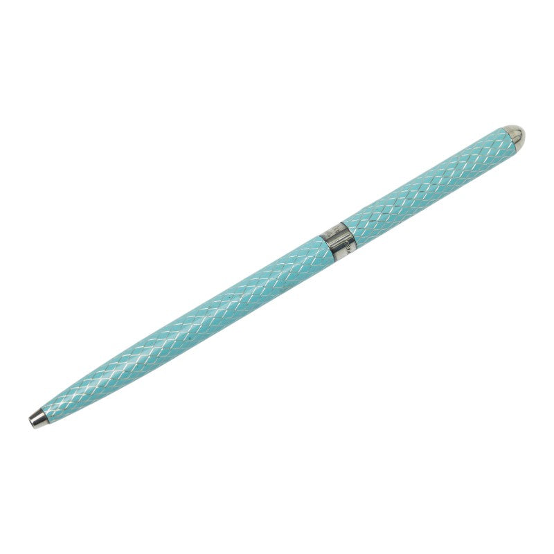 ティファニー パースペン ボールペン ライトブルー シルバー SV925 シルバー レディース TIFFANY&Co. 【中古】