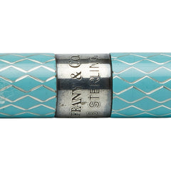 ティファニー パースペン ボールペン ライトブルー シルバー SV925 シルバー レディース TIFFANY&Co. 【中古】