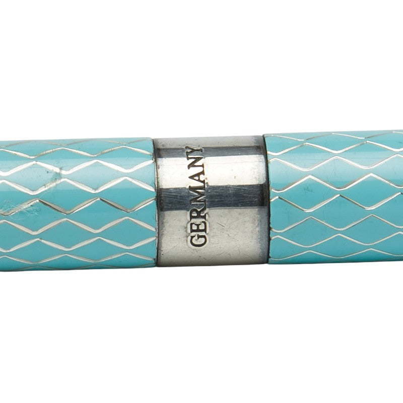 ティファニー パースペン ボールペン ライトブルー シルバー SV925 シルバー レディース TIFFANY&Co. 【中古】