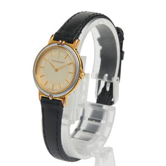 イヴ サンローラン ベルト（社外品） 腕時計 2200-228481 クオーツ ゴールド文字盤 ステンレススチール メッキ レディース YVES SAINT LAURENT 【中古】