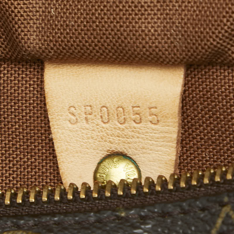 ルイ ヴィトン モノグラム スピーディ25 ミニボストンバッグ ハンドバッグ M41528 ブラウン PVC レザー レディース LOUIS VUITTON 【中古】