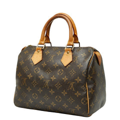ルイ ヴィトン モノグラム スピーディ25 ミニボストンバッグ ハンドバッグ M41528 ブラウン PVC レザー レディース LOUIS VUITTON 【中古】