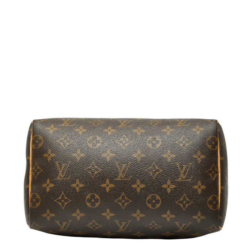 ルイ ヴィトン モノグラム スピーディ25 ミニボストンバッグ ハンドバッグ M41528 ブラウン PVC レザー レディース LOUIS VUITTON 【中古】