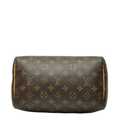 ルイ ヴィトン モノグラム スピーディ25 ミニボストンバッグ ハンドバッグ M41528 ブラウン PVC レザー レディース LOUIS VUITTON 【中古】
