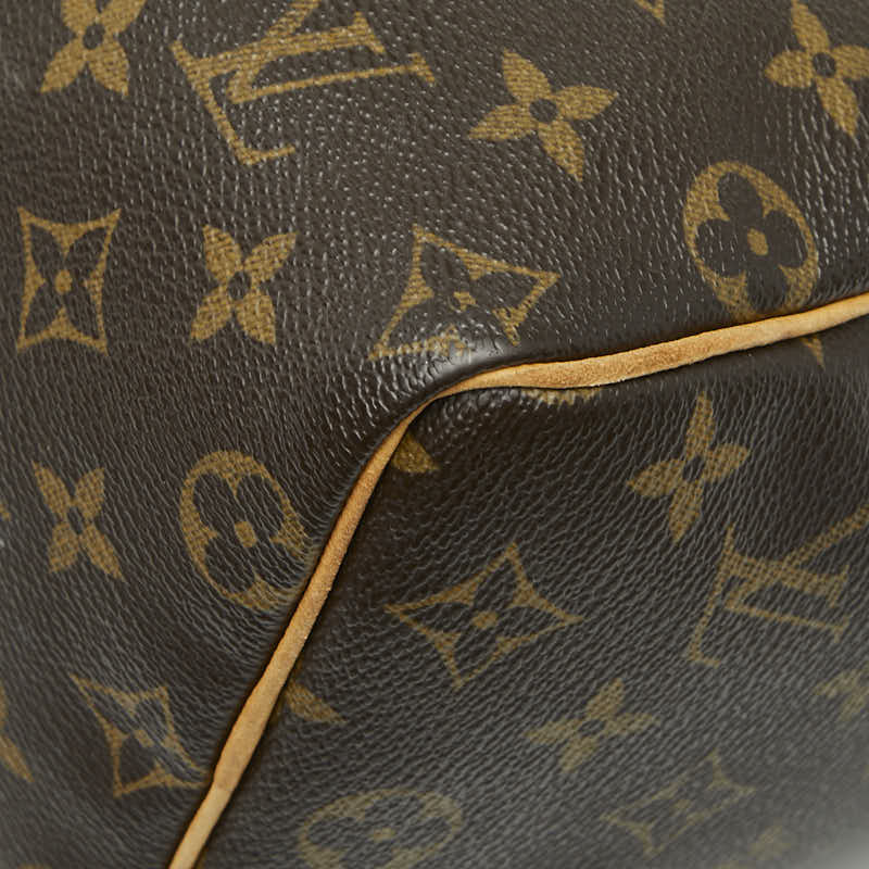 ルイ ヴィトン モノグラム スピーディ25 ミニボストンバッグ ハンドバッグ M41528 ブラウン PVC レザー レディース LOUIS VUITTON 【中古】