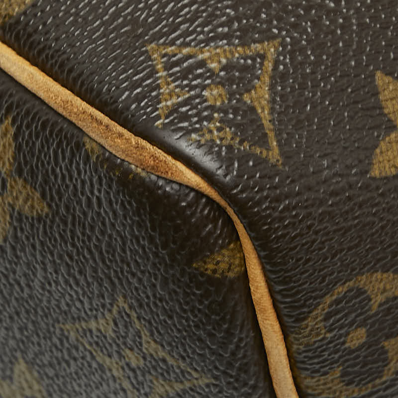 ルイ ヴィトン モノグラム スピーディ25 ミニボストンバッグ ハンドバッグ M41528 ブラウン PVC レザー レディース LOUIS VUITTON 【中古】