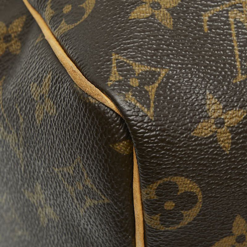 ルイ ヴィトン モノグラム スピーディ25 ミニボストンバッグ ハンドバッグ M41528 ブラウン PVC レザー レディース LOUIS VUITTON 【中古】
