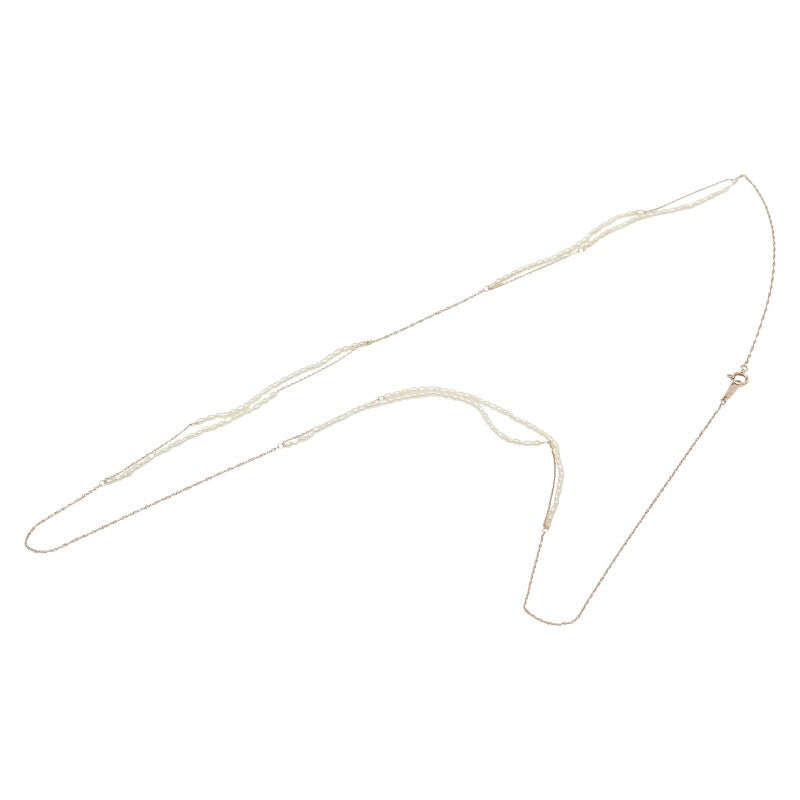 アガット ネックレス K10YG イエローゴールド パール レディース agete 【中古】