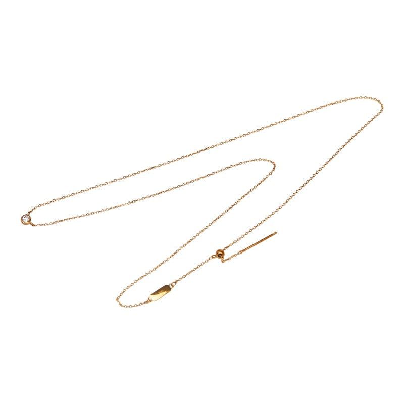 タサキ K18YG イエローゴールド 1P 750 プチペンダントネックレス レディース TASAKI 【中古】