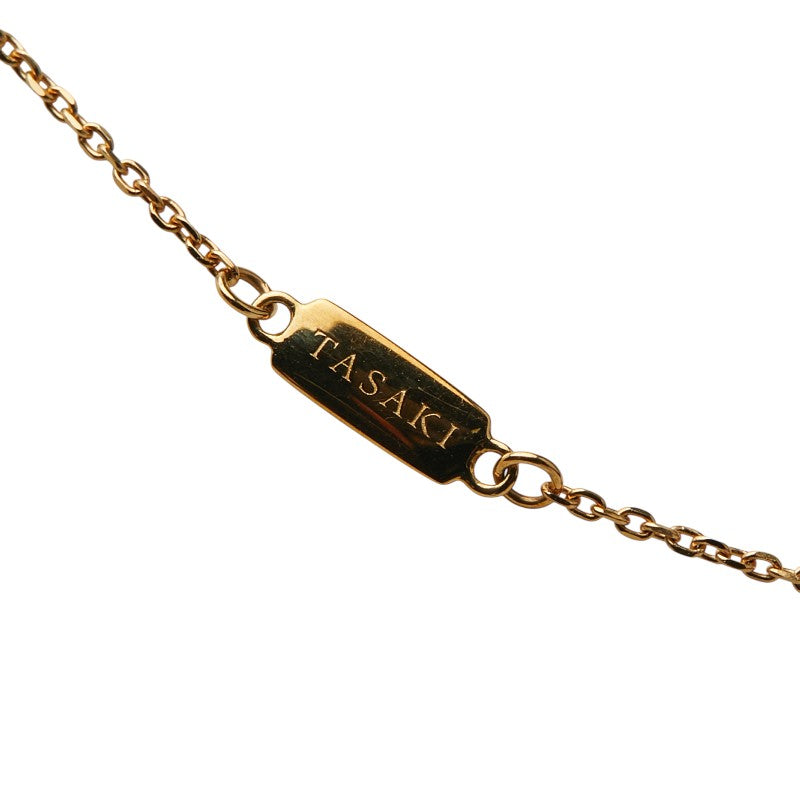 タサキ K18YG イエローゴールド 1P 750 プチペンダントネックレス レディース TASAKI 【中古】
