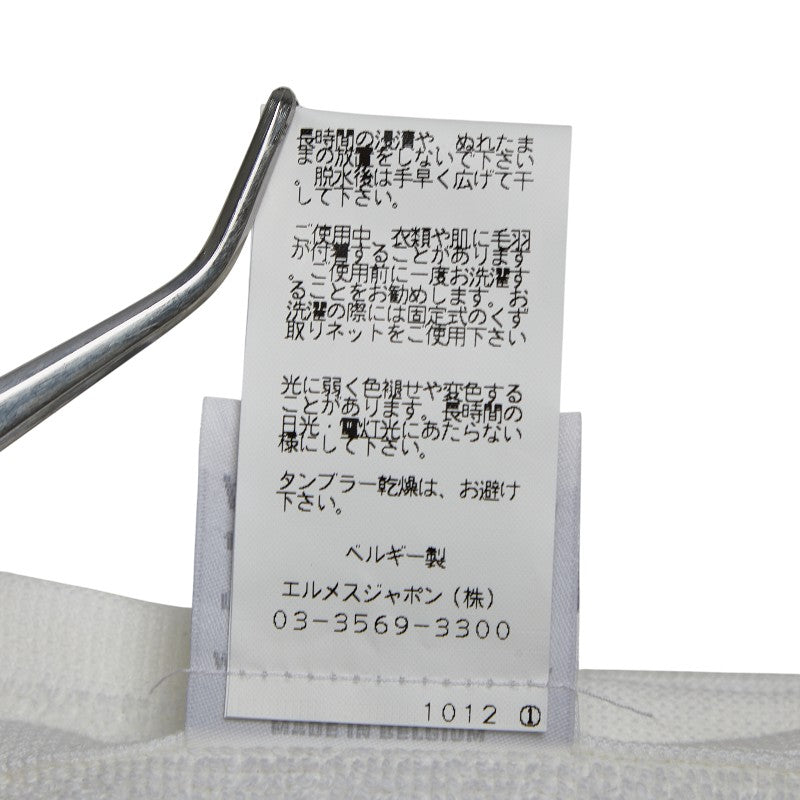 エルメス タオル ソープ 石鹸 3点 セット ホワイト コットン レディース HERMES 【中古】